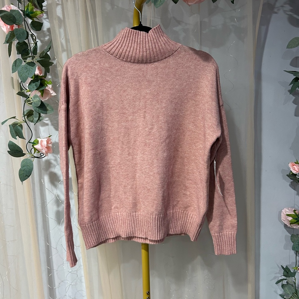 Karen Kane Pink Turtleneck Sweater